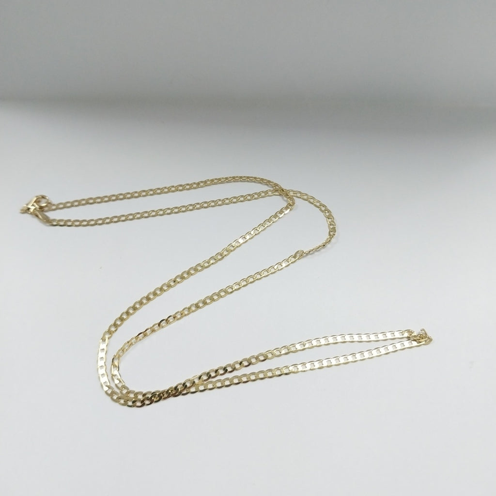 CADENAS BARBADA AMARILLA ORO 14K 4.2 (NUEVO)