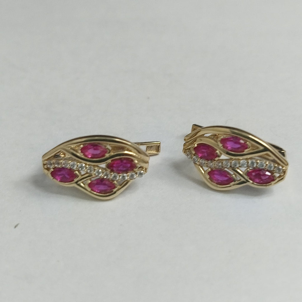 BROQUELES ORO 14K 3.7 (NUEVO)