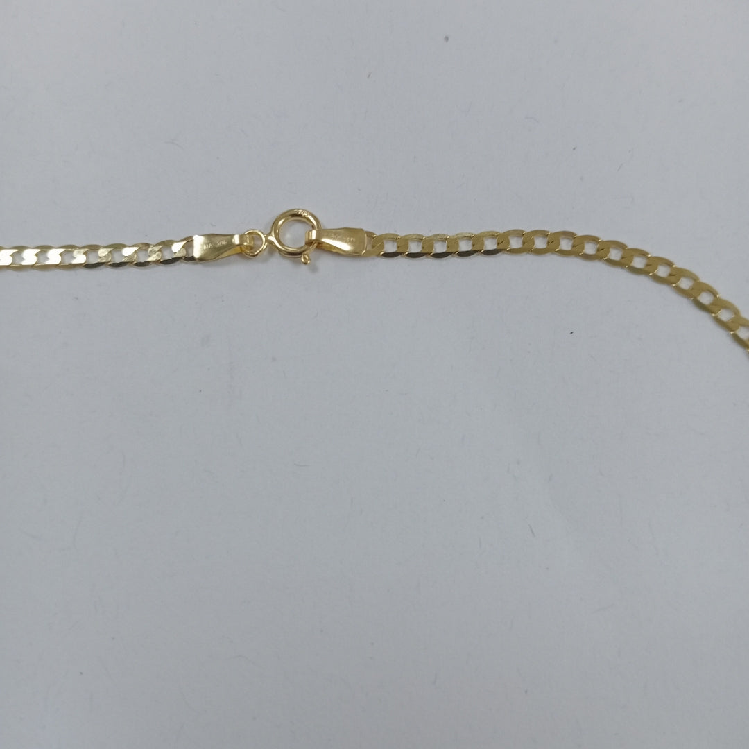 CADENAS BARBADA AMARILLA ORO 14K 3.7 (NUEVO)