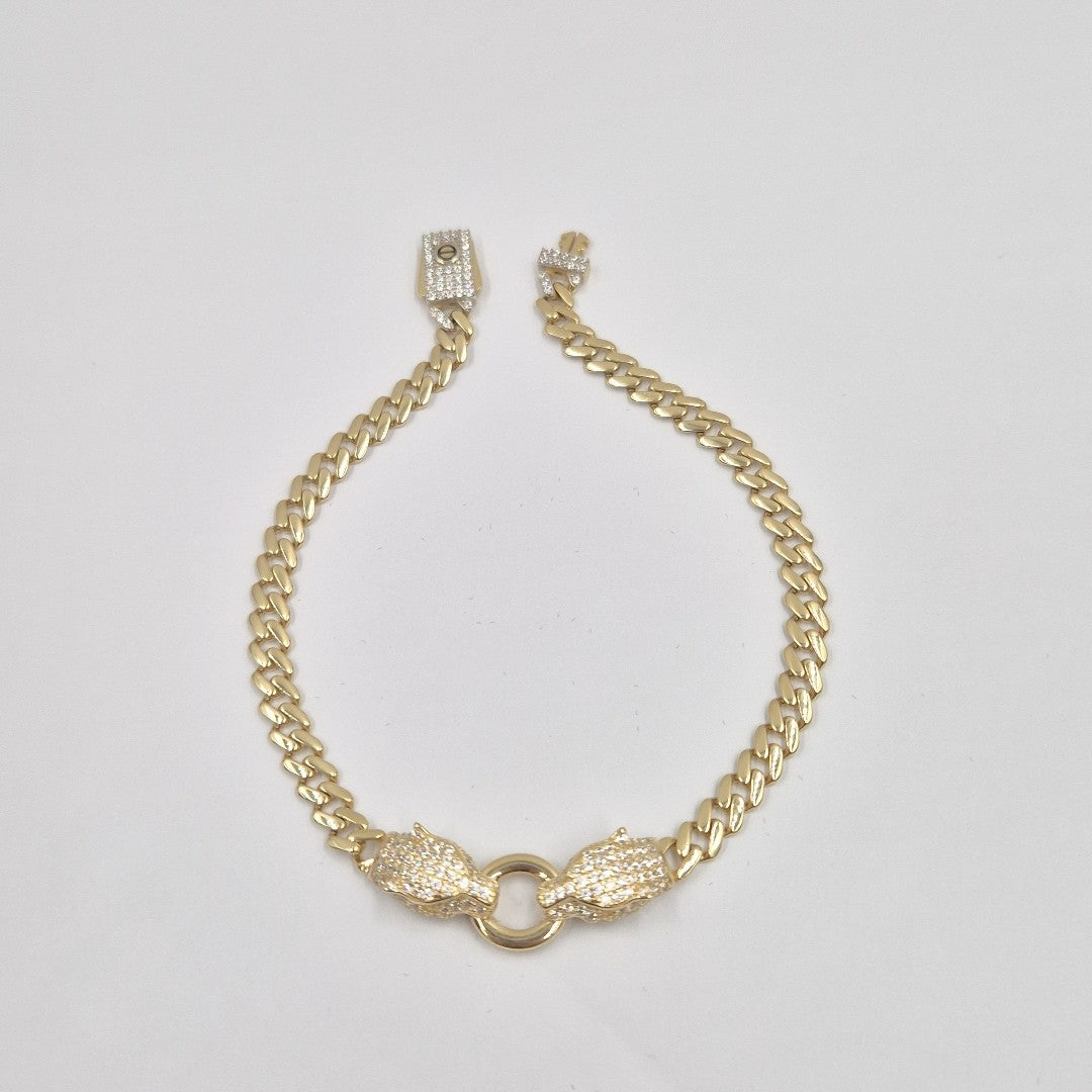 PULSERAS CABALLERO ORO 14K 9.1 (NUEVO)