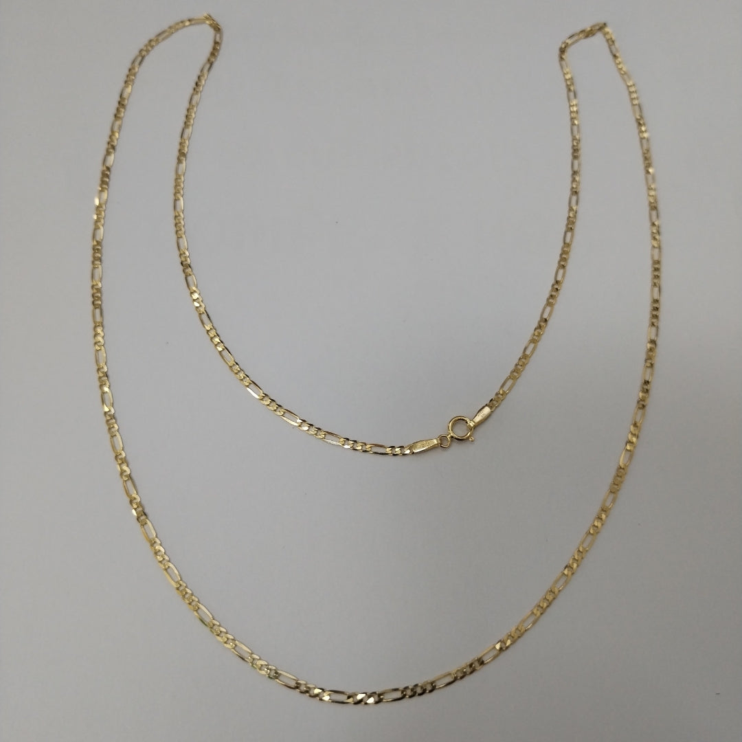 CADENAS CARTIER 3*1 AMARILLA ORO 14K 3.5 (NUEVO)