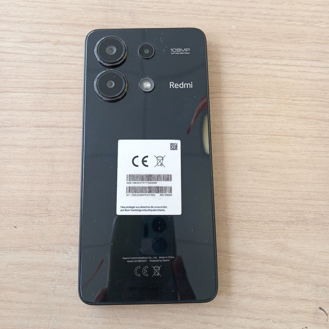 CELULAR XIAOMI REDMI NOTE 13 23129RA5FL (2024) 256 GB 8 GB RAM (SEMINUEVO)