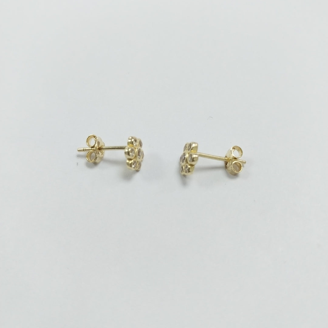 BROQUELES ORO 14K 1.2 (NUEVO)