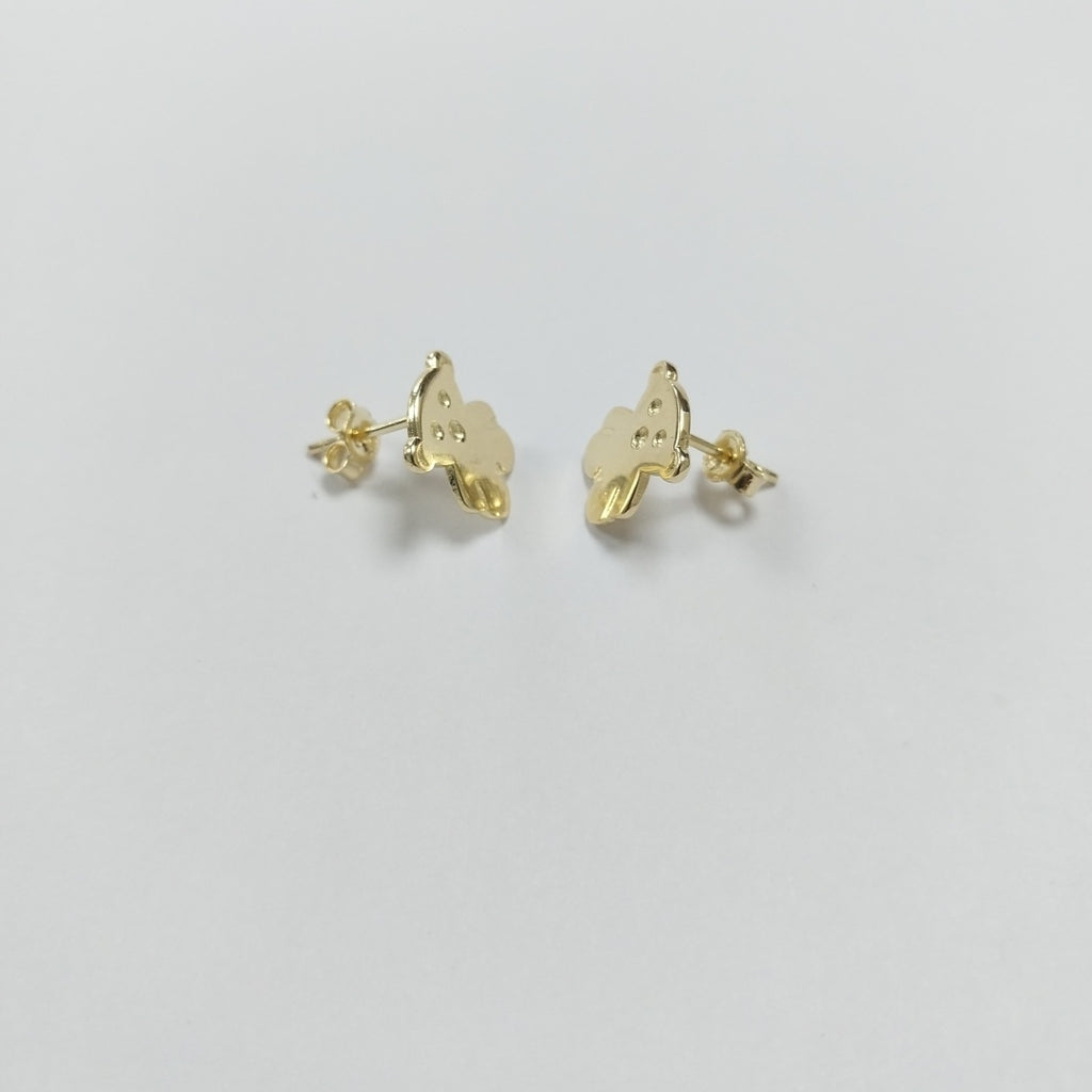 BROQUELES ORO 14K 1.5 (NUEVO)