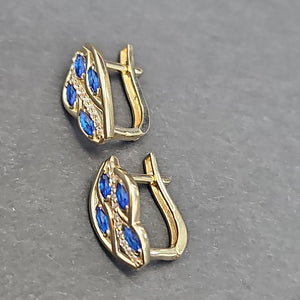BROQUELES ORO 14K 3.7 (NUEVO)