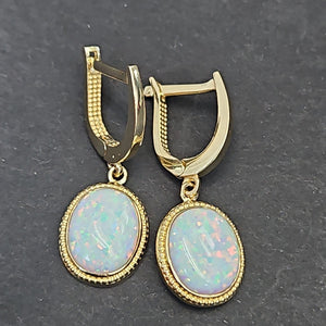 BROQUELES ORO 14K 3.7 (NUEVO)