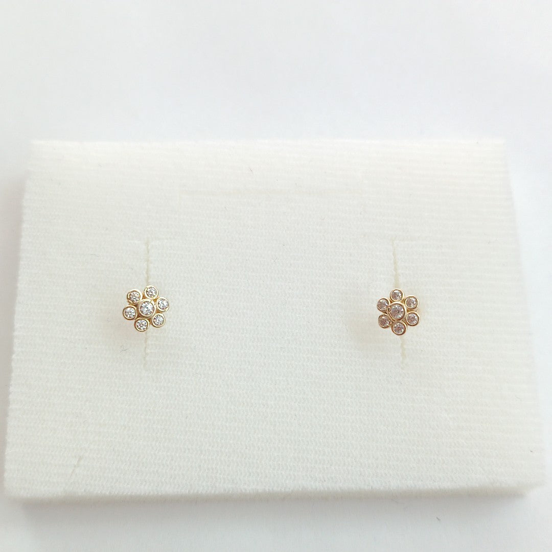 BROQUELES ORO 14K 1.2 (NUEVO)
