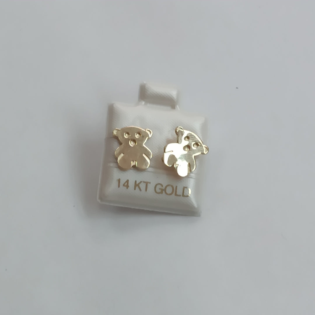 BROQUELES ORO 14K 1.5 (NUEVO)