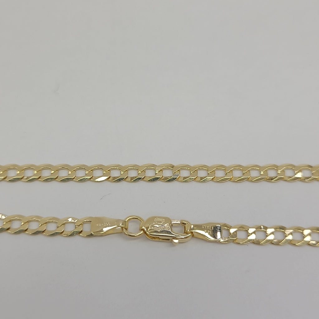 CADENAS BARBADA AMARILLA ORO 14K 7.8 (NUEVO)