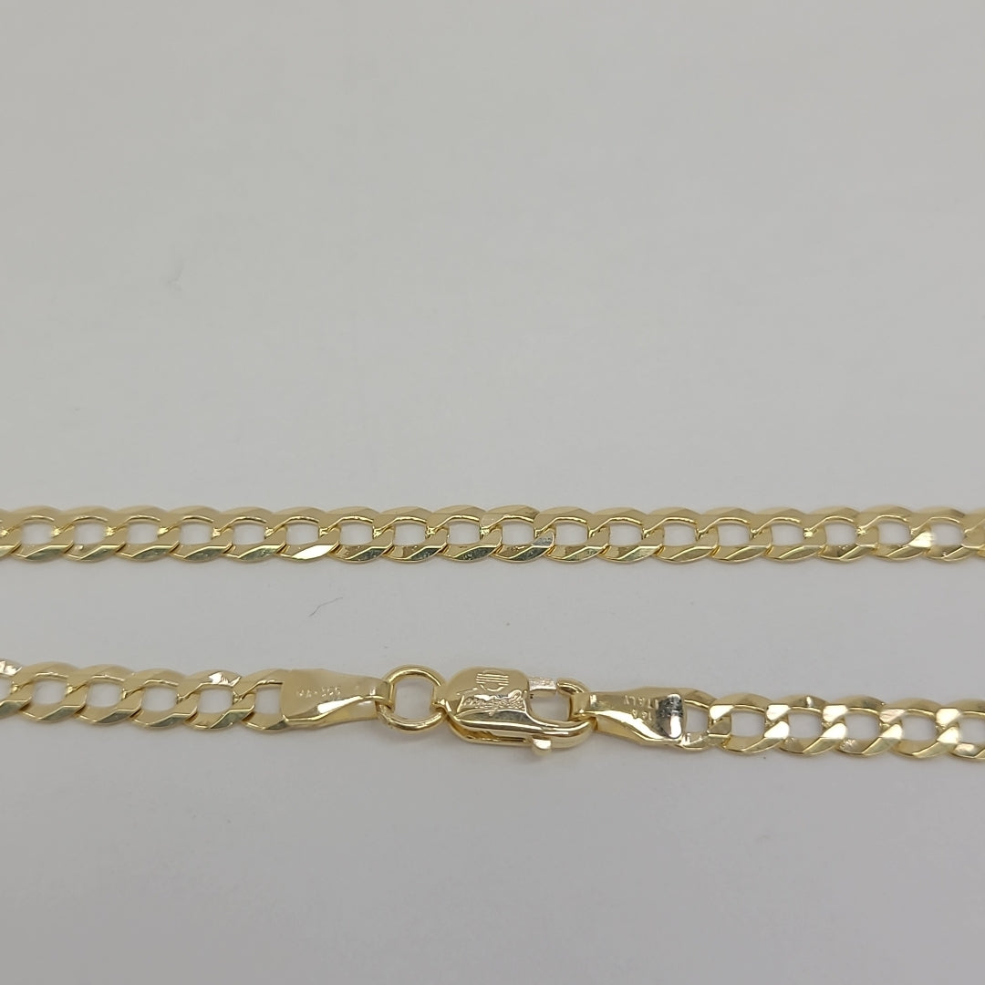 CADENAS BARBADA AMARILLA ORO 14K 7.8 (NUEVO)