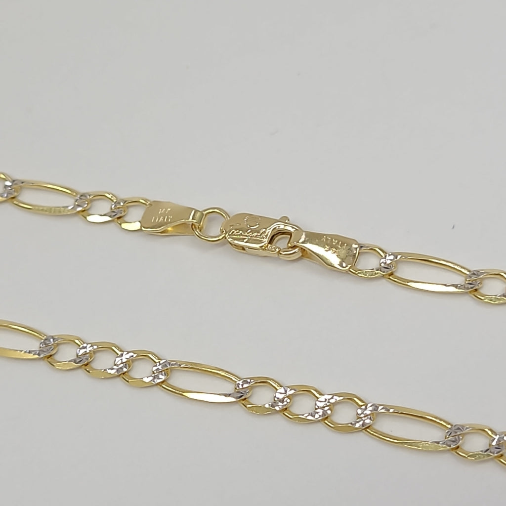 CADENAS CARTIER 3 1 DIAMANTADA ORO 14K 7.8 (NUEVO)
