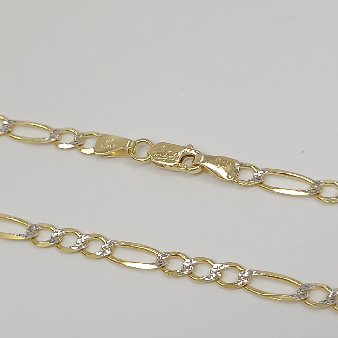 CADENAS CARTIER 3 1 DIAMANTADA ORO 14K 7.8 (NUEVO)