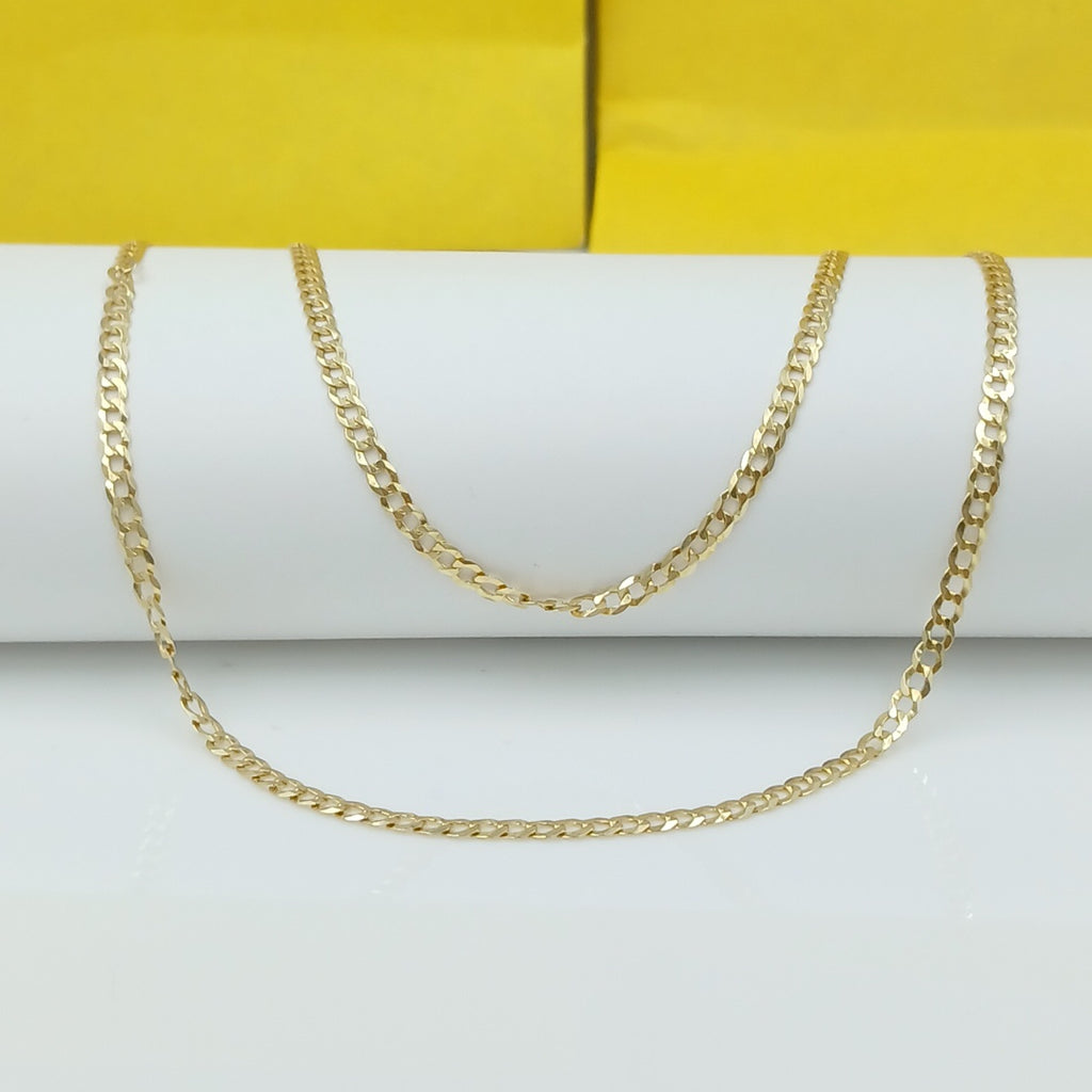 CADENAS BARBADA AMARILLA ORO 14K 7.1 (NUEVO)