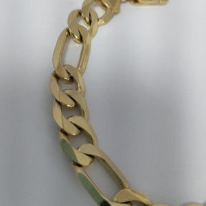 PULSERAS CABALLERO CARTIER 3 1 AMARILLA ORO 14K 25.4 (NUEVO)