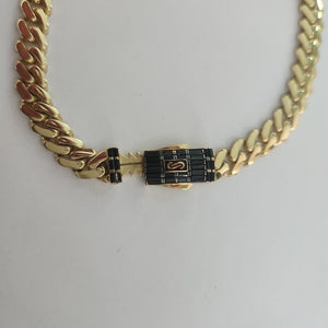 PULSERA CABALLERO MONACO ORO 14K 7.7 (NUEVO)