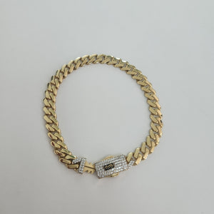 PULSERA MONACO ORO 14K 7.3 (NUEVO)
