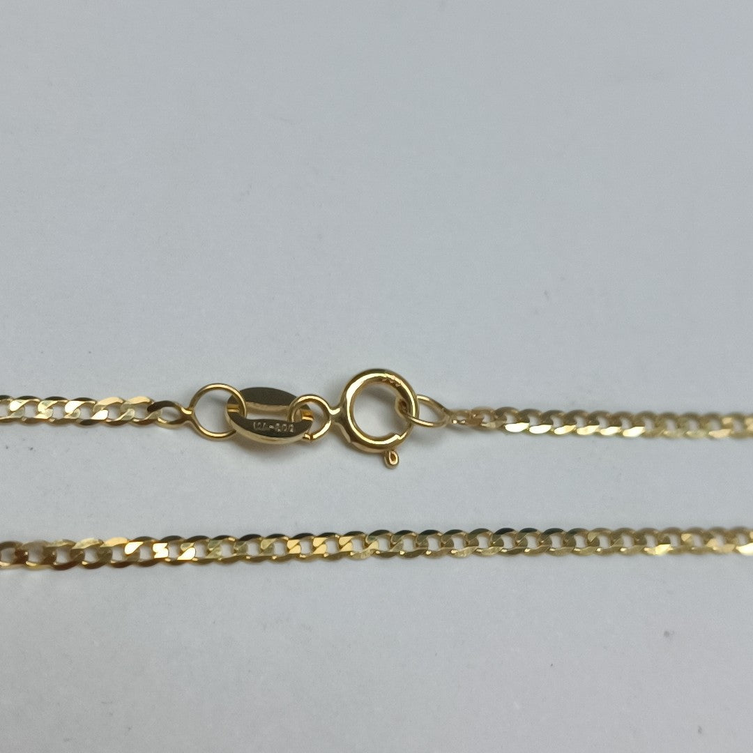 CADENAS BARBADA AMARILLA ORO 14K 1.8 (NUEVO)