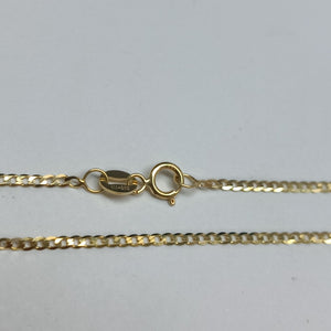 CADENAS BARBADA AMARILLA ORO 14K 1.8 (NUEVO)