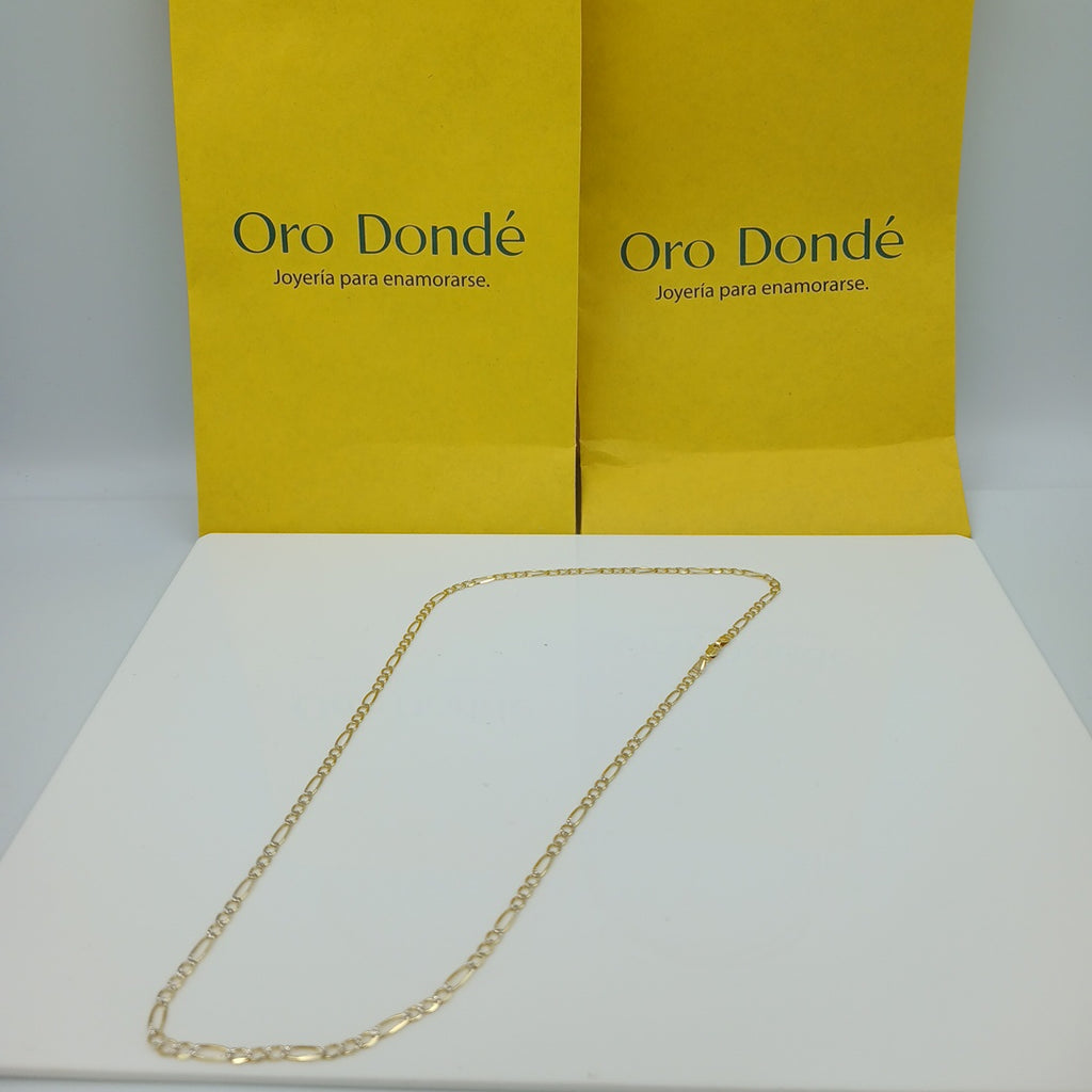 CADENAS CARTIER 3 1 DIAMANTADA ORO 14K 7.2 (NUEVO)