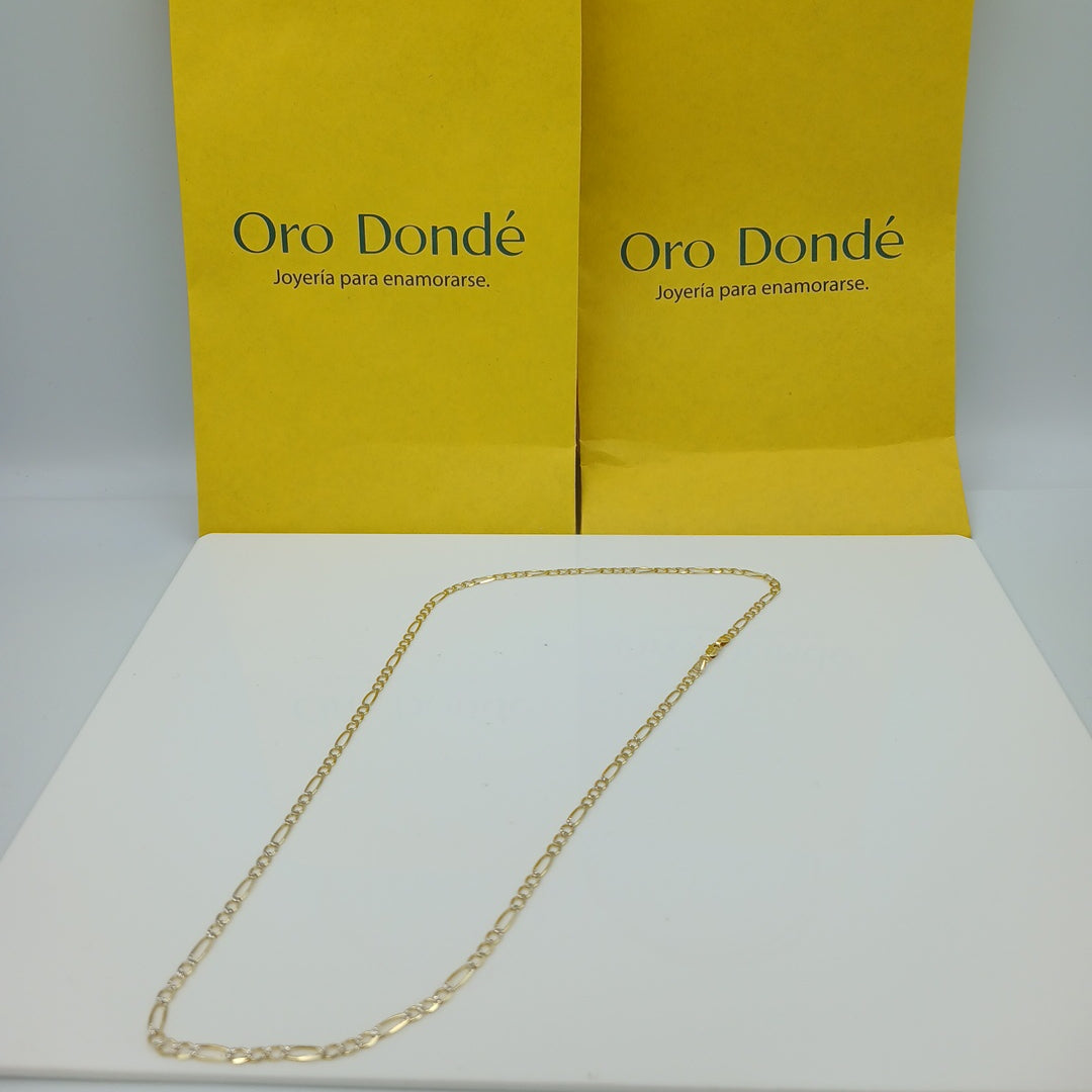 CADENAS CARTIER 3 1 DIAMANTADA ORO 14K 7.2 (NUEVO)