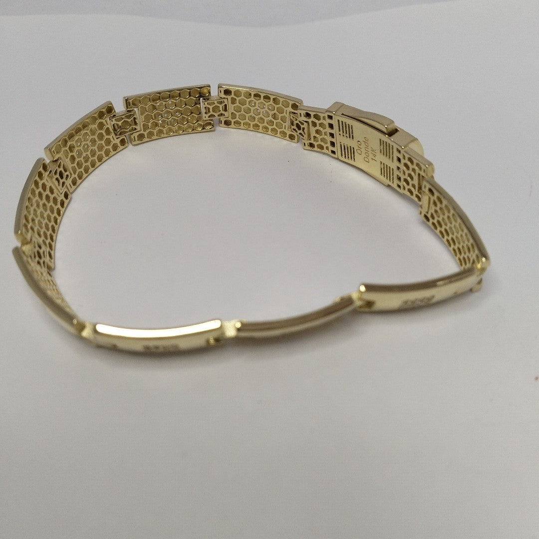PULSERAS CABALLERO ORO 14K 17.4 (NUEVO)