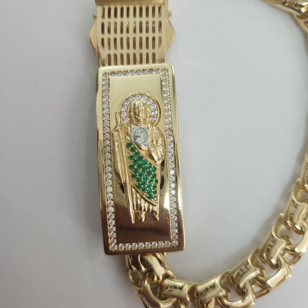 PULSERAS CABALLERO ORO 14K 36.3 (NUEVO)