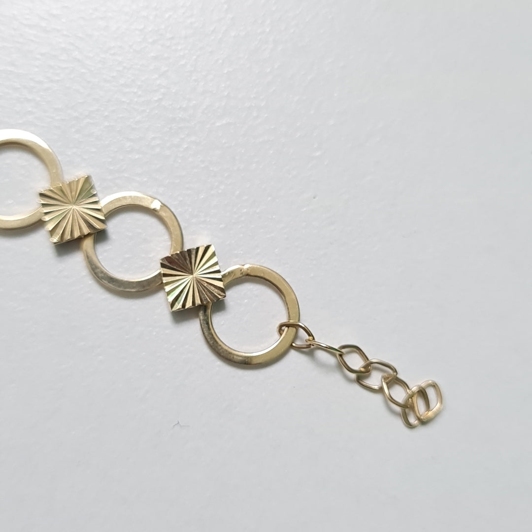 PULSERAS DAMA ORO 14K 3.5 (NUEVO)