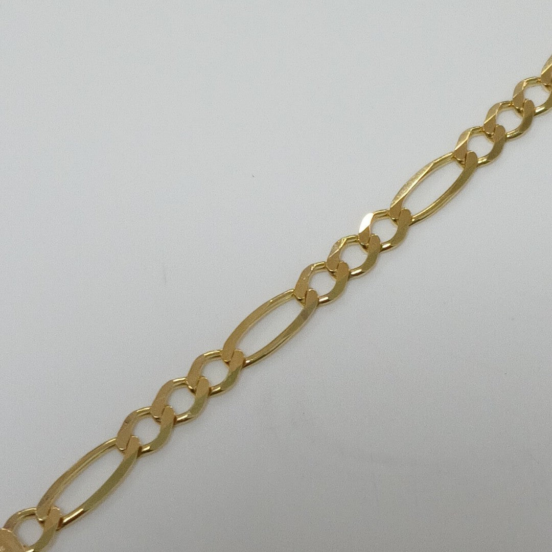 PULSERAS CABALLERO CARTIER 3 1 AMARILLA ORO 14K 6.4 (NUEVO)