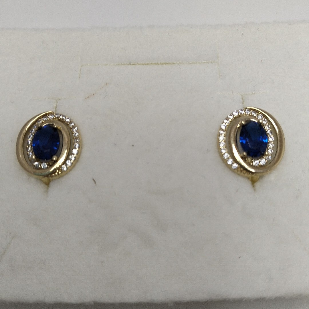 BROQUELES ORO 14K 3.4 (NUEVO)