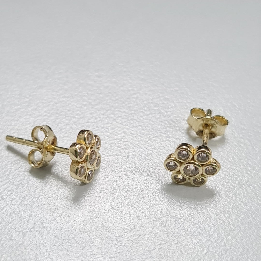 BROQUELES ORO 14K 1.2 (NUEVO)