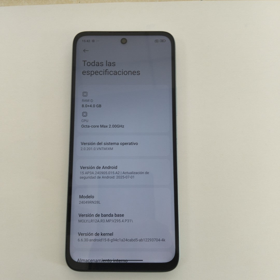 CELULAR XIAOMI REDMI 13 24049RN28L (2024) 256 GB 8 GB RAM (SEMINUEVO)
