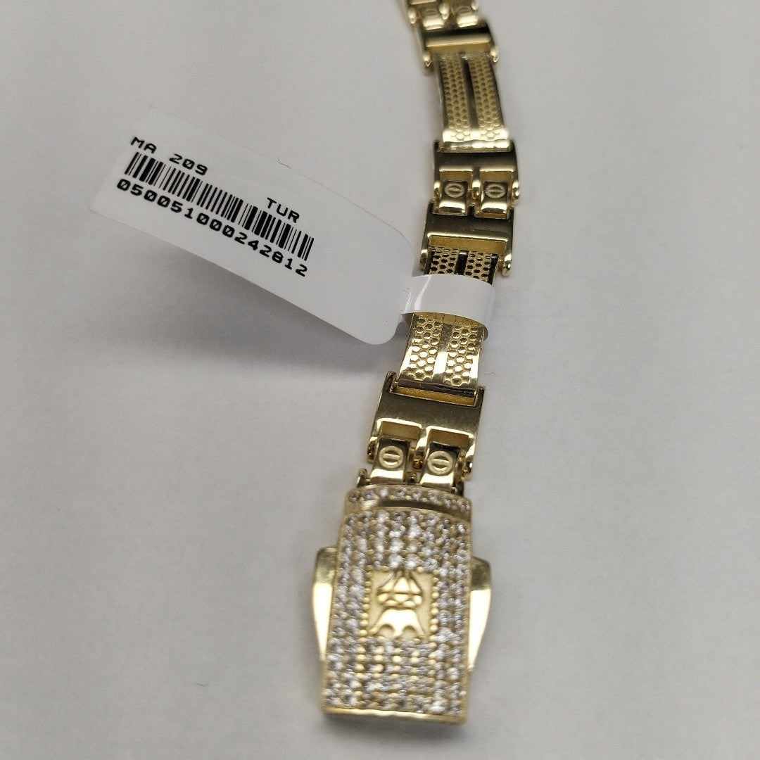 PULSERAS CABALLERO ORO 14K 25.2 (NUEVO)