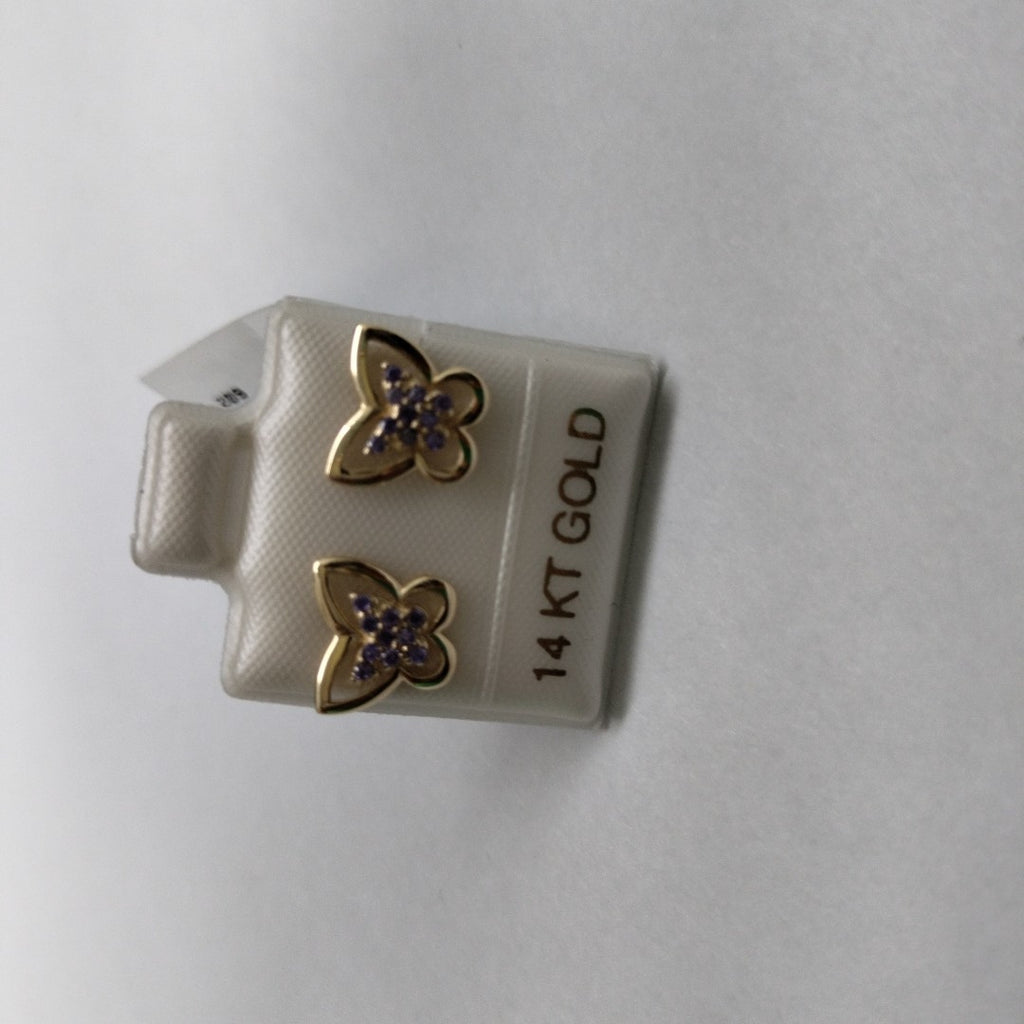 BROQUELES ORO 14K 1.4 (NUEVO)