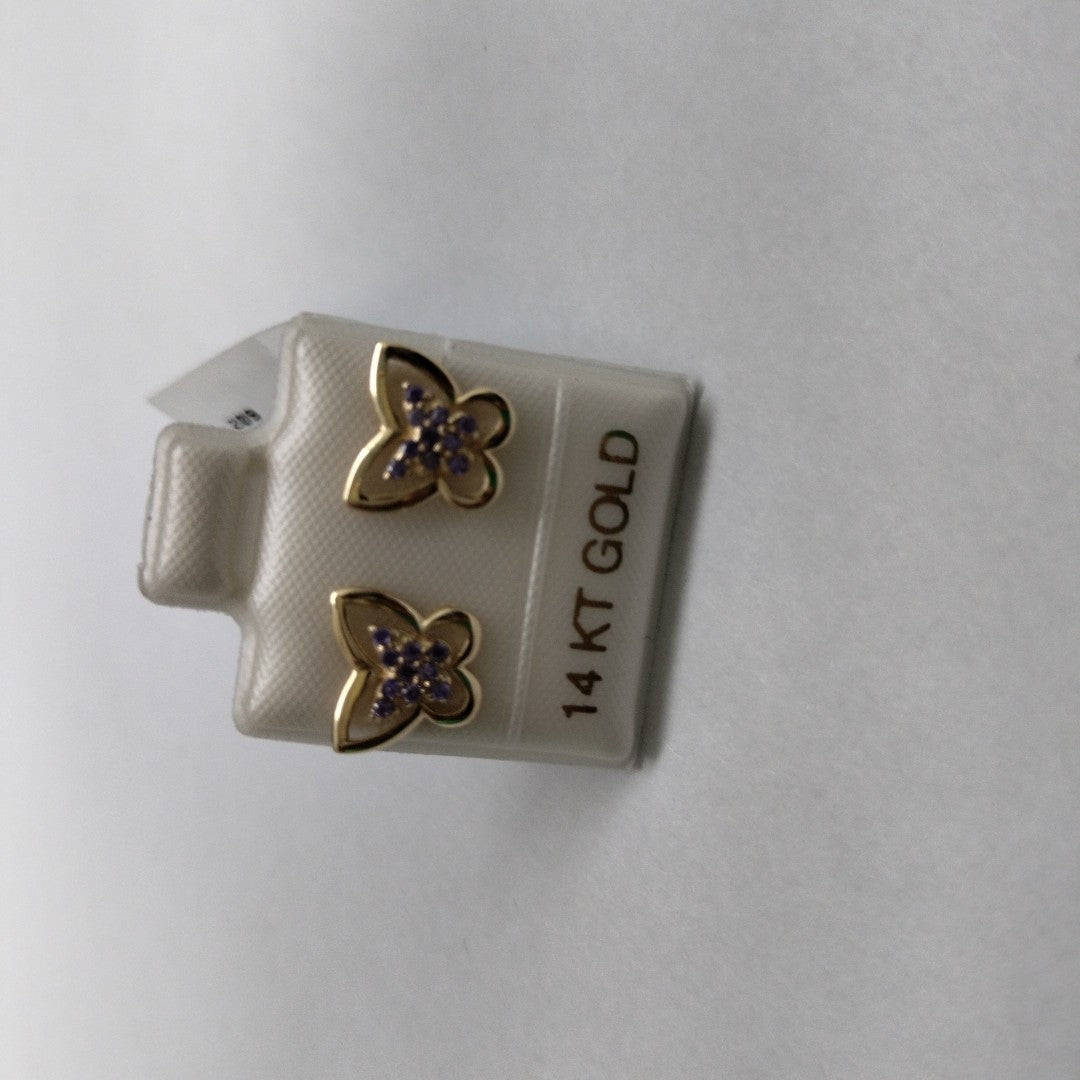 BROQUELES ORO 14K 1.4 (NUEVO)