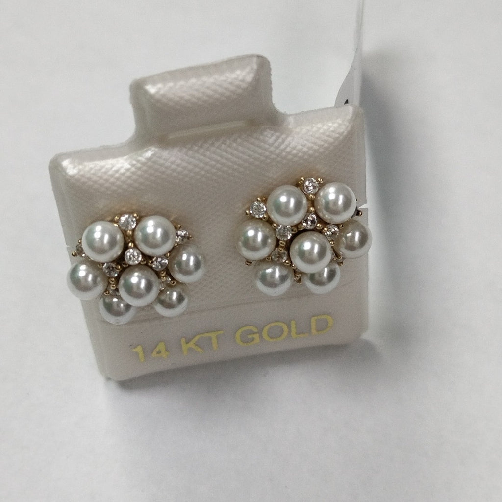 BROQUELES ORO 14K 2.5 (NUEVO)