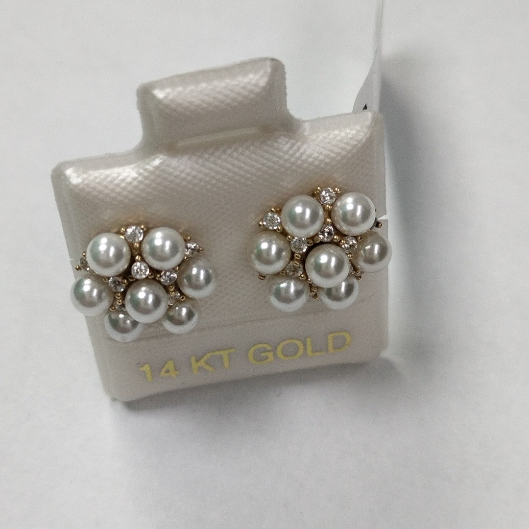 BROQUELES ORO 14K 2.5 (NUEVO)