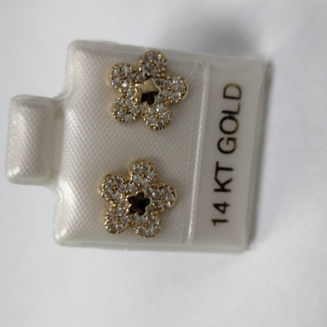 BROQUELES ORO 14K 1.8 (NUEVO)
