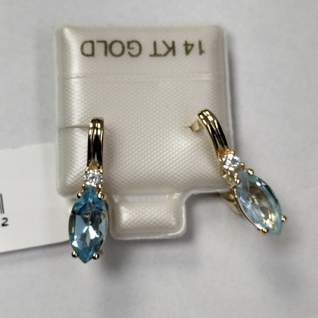 BROQUELES ORO 14K 3.6 (NUEVO)
