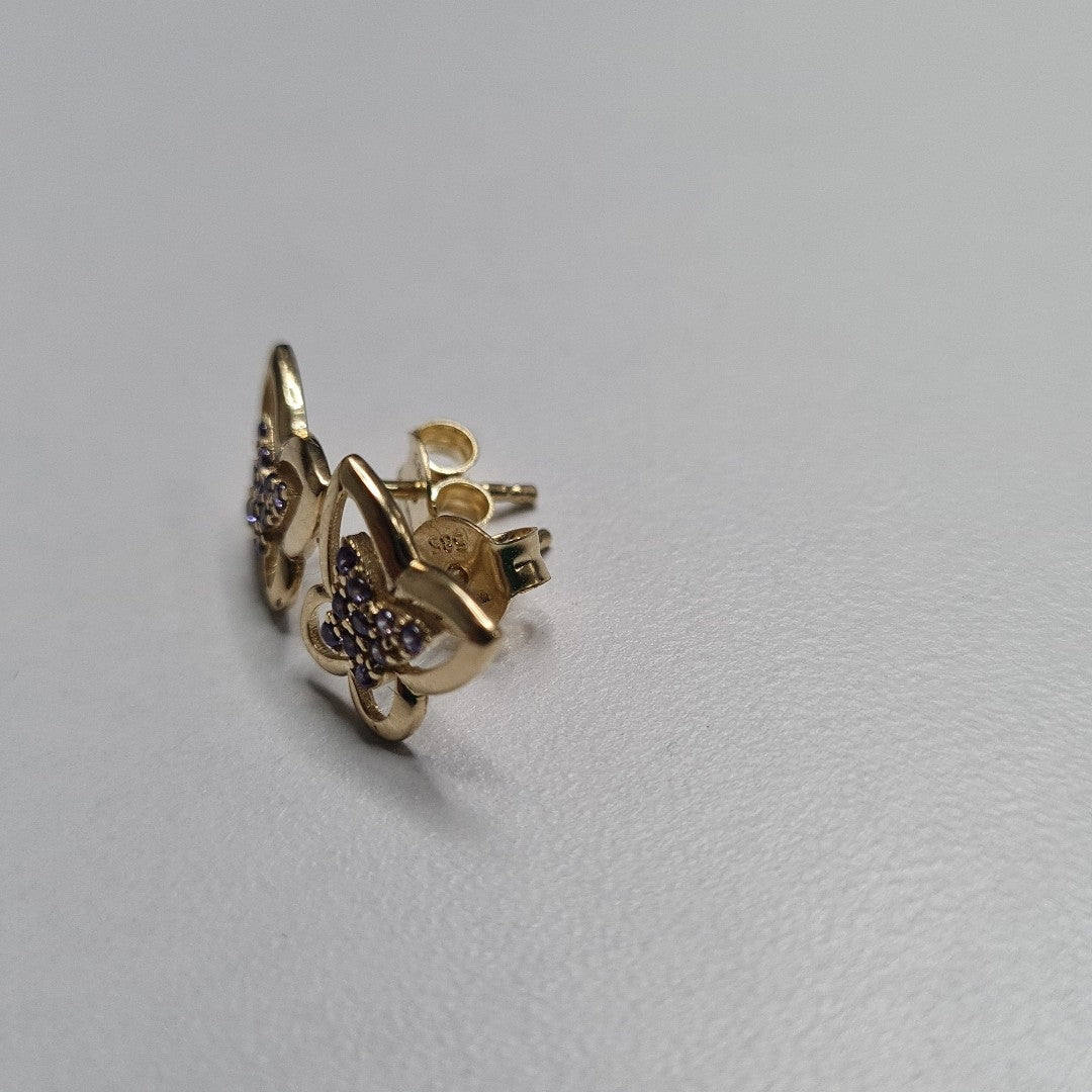 BROQUELES ORO 14K 1.5 (NUEVO)