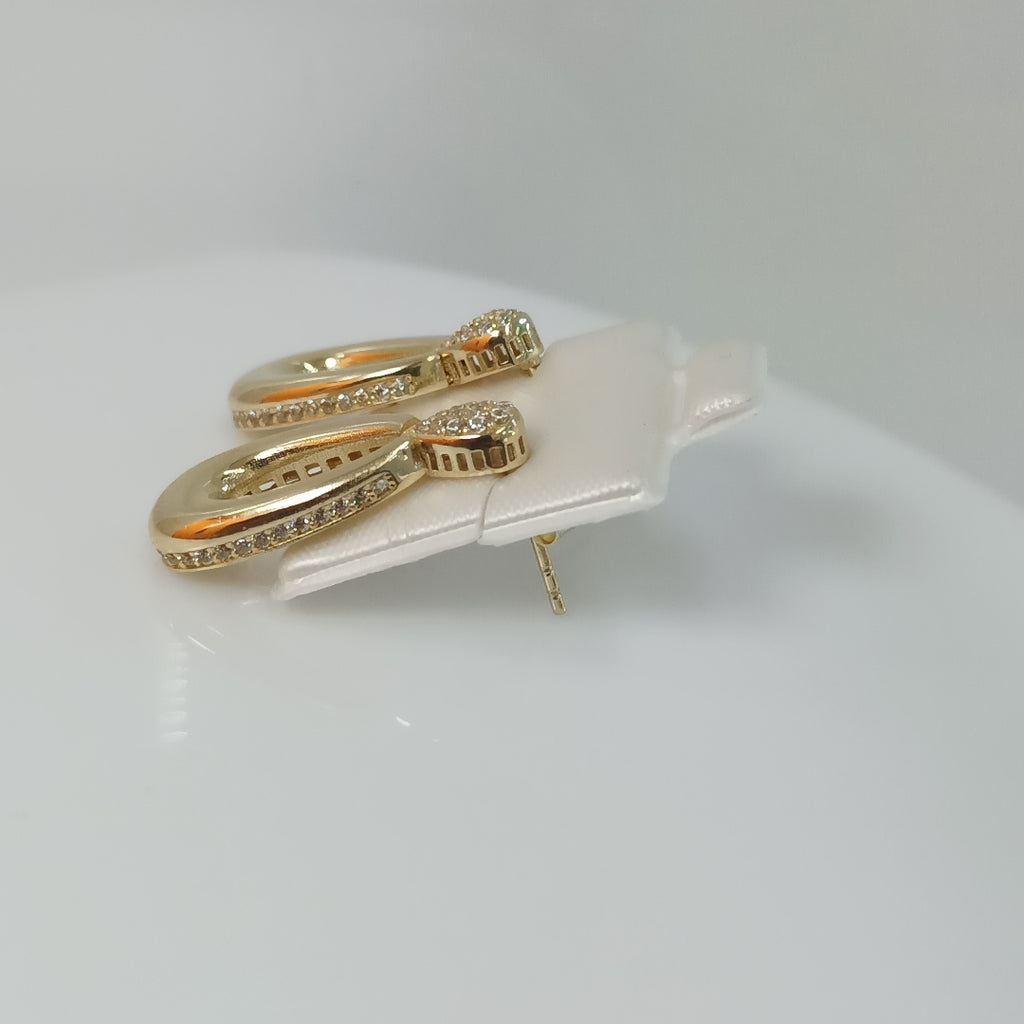 BROQUELES ORO 14K 4.3 (NUEVO)