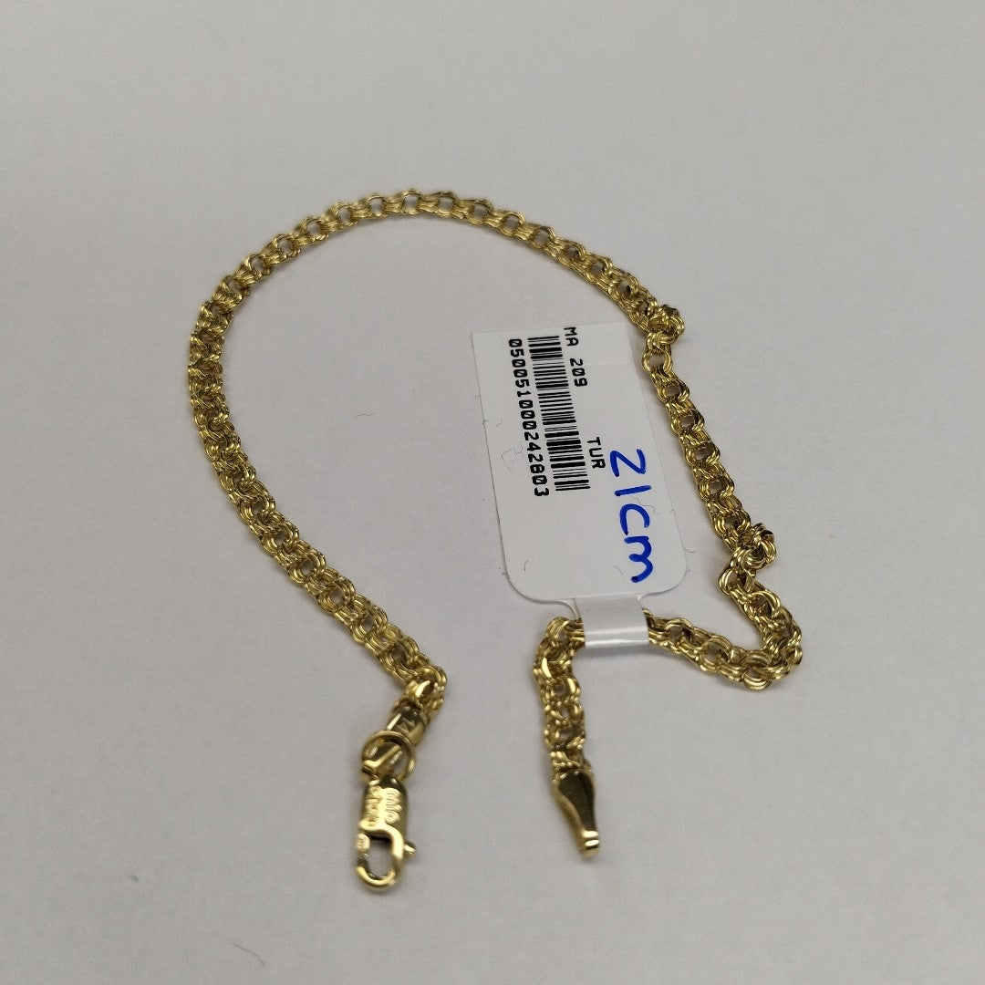 PULSERAS CABALLERO ORO 14K 1.8 (NUEVO)
