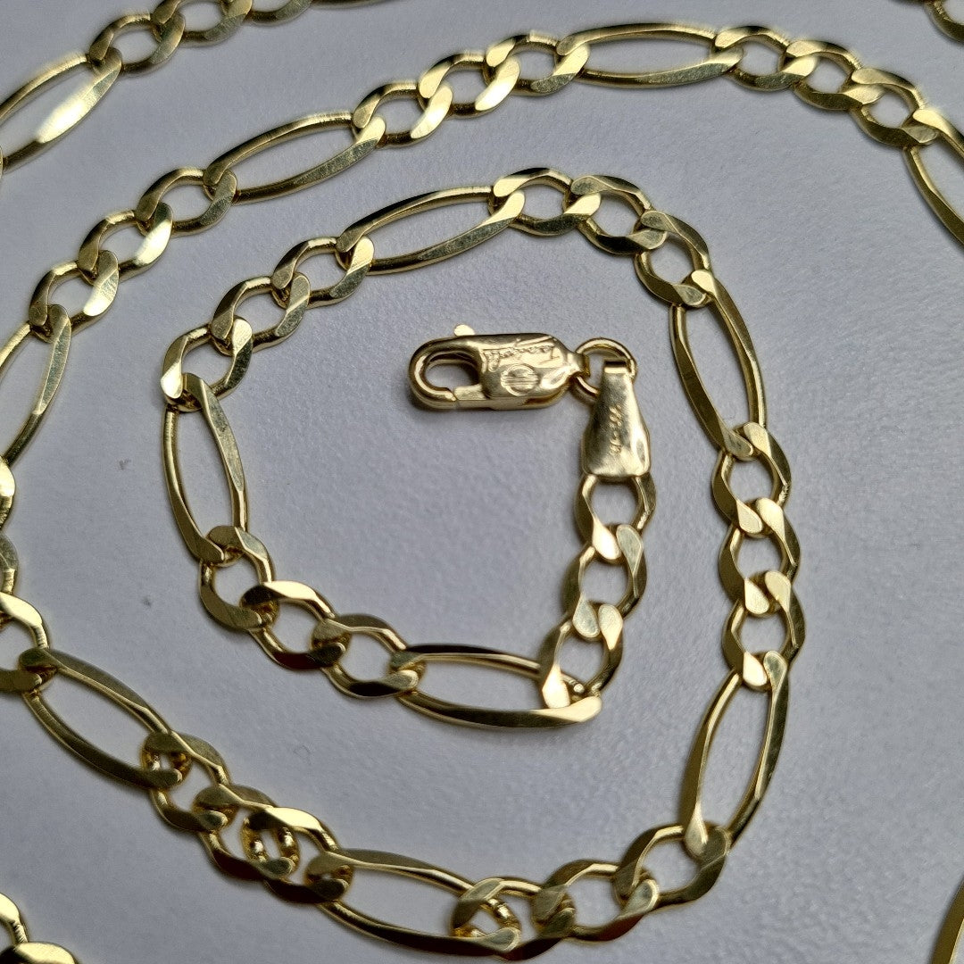 CADENAS CARTIER 3 1 AMARILLA ORO 14K 12.2 (NUEVO)