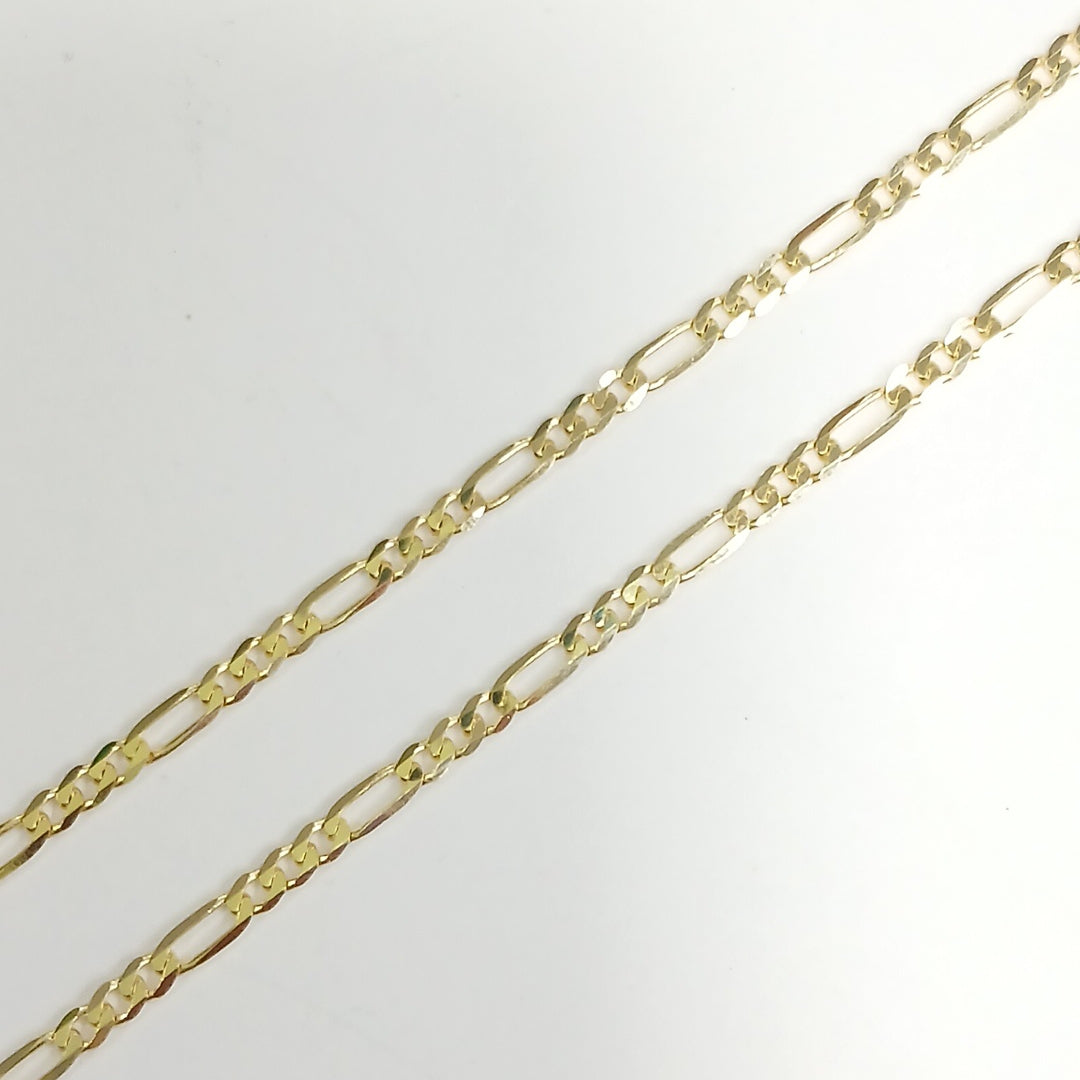 CADENAS CARTIER 3 1 AMARILLA ORO 14K 3.3 (NUEVO)