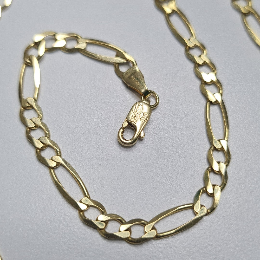 CADENAS CARTIER 3 1 AMARILLA ORO 14K 14.3 (NUEVO)