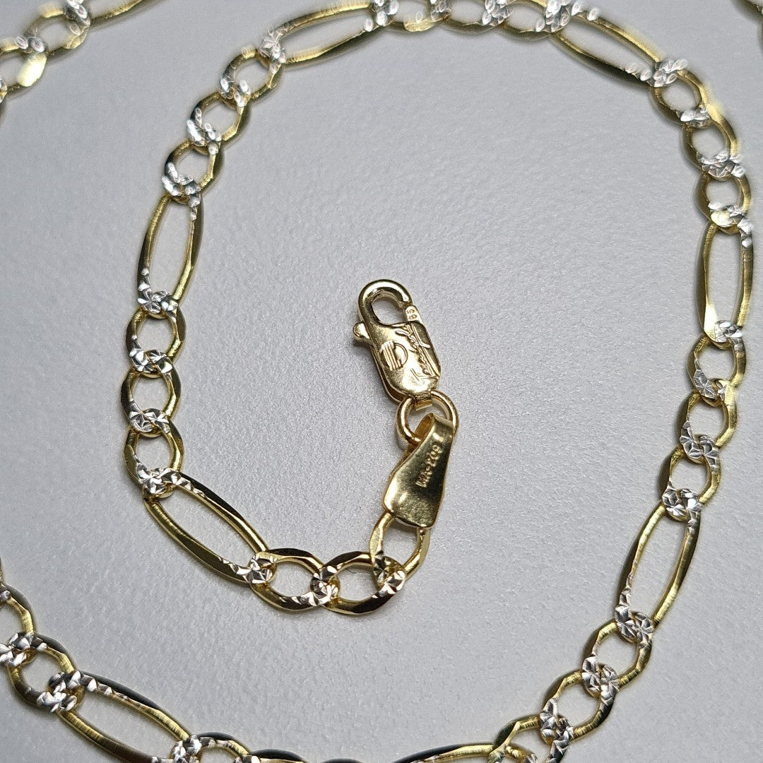 CADENAS CARTIER 3 1 DIAMANTADA ORO 14K 7.9 (NUEVO)