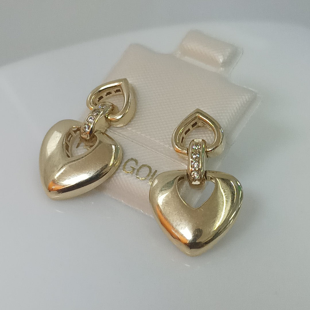 BROQUELES ORO 14K 3.4 (NUEVO)
