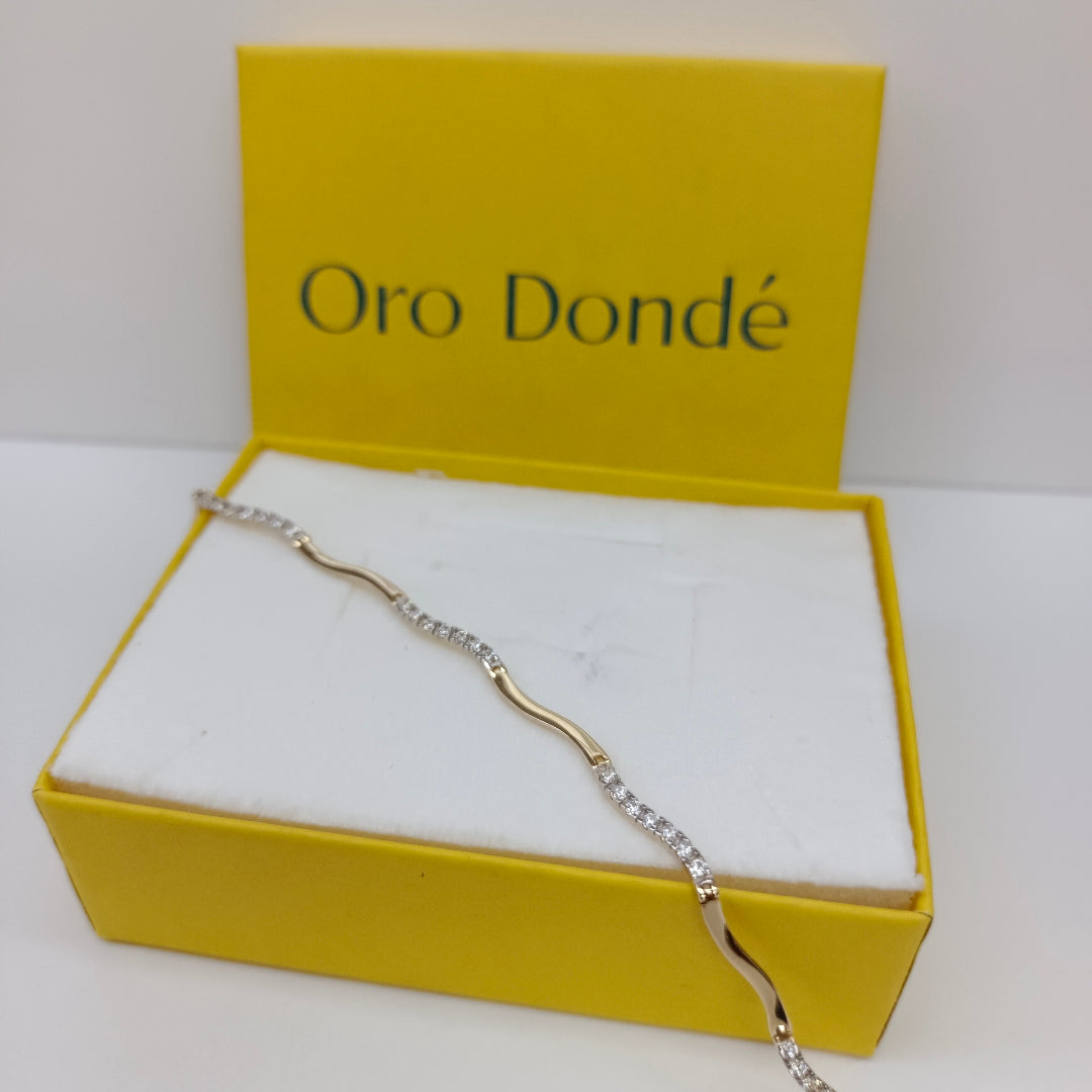 PULSERAS DAMA ORO 14K 3.6 (NUEVO)