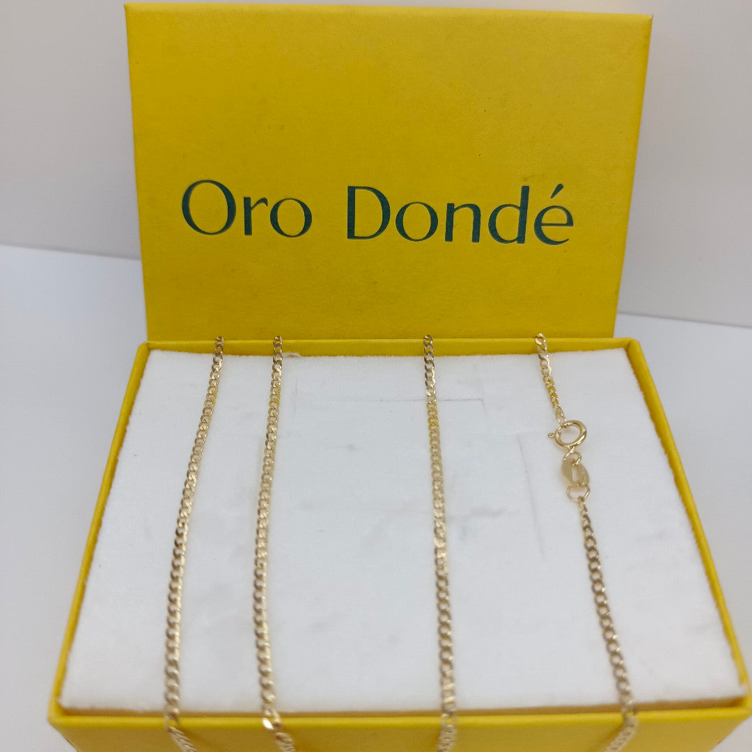 CADENAS BARBADA AMARILLA ORO 14K 2.1 (NUEVO)