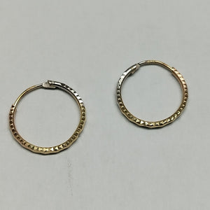 ARRACADAS PAR ORO COMBINADO 14 K 0,90 GRMS (SEMINUEVO)