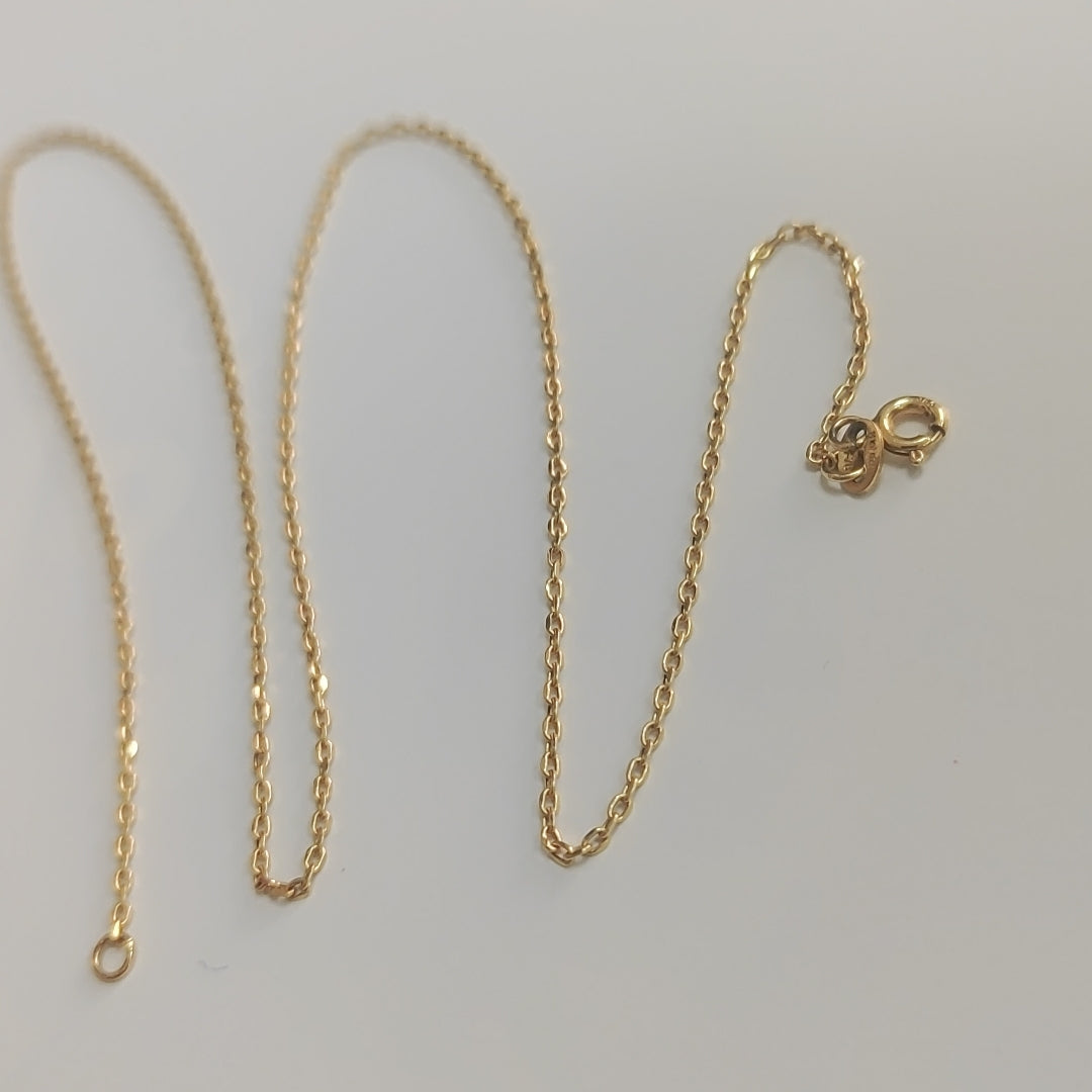 CADENA. ORO. 14 K 1.1 GRMS (SEMINUEVO)